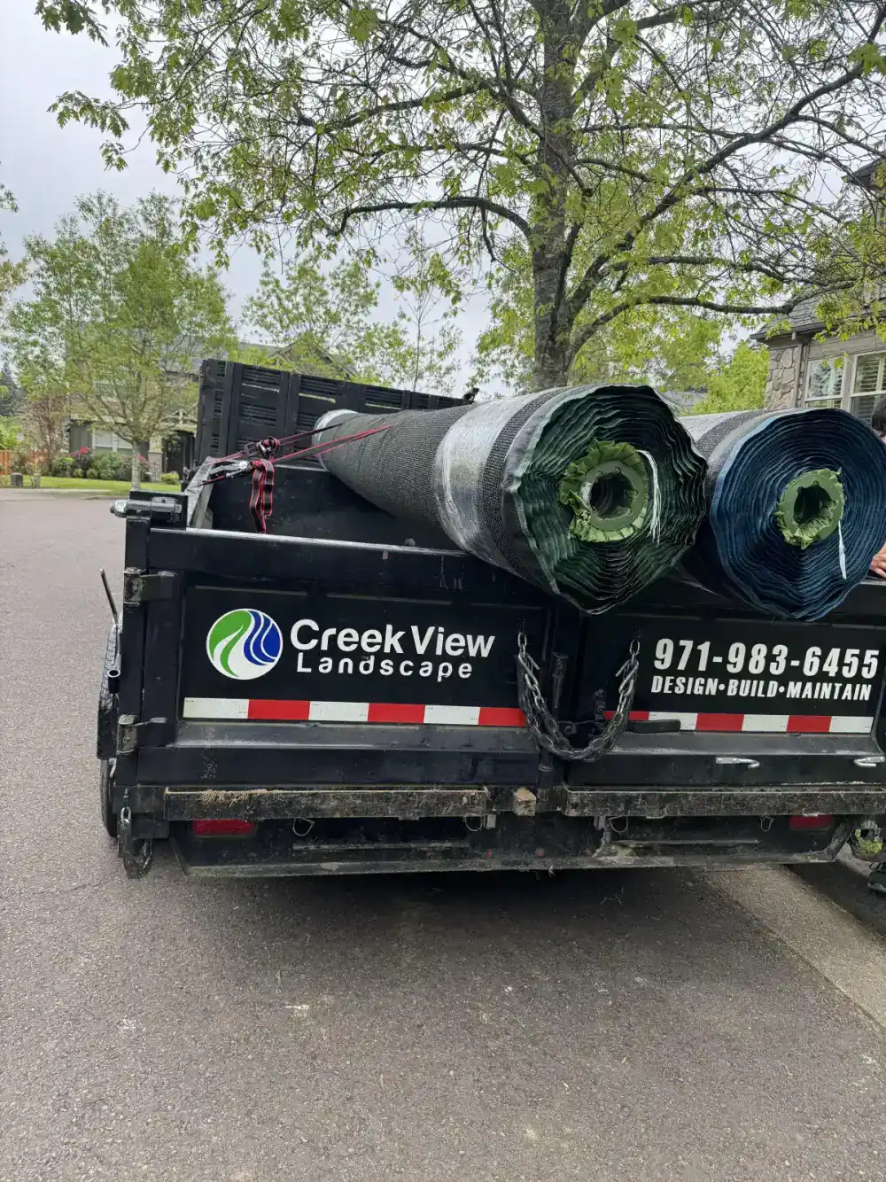 CreekView Landscape team working on an outdoor project in Oregon